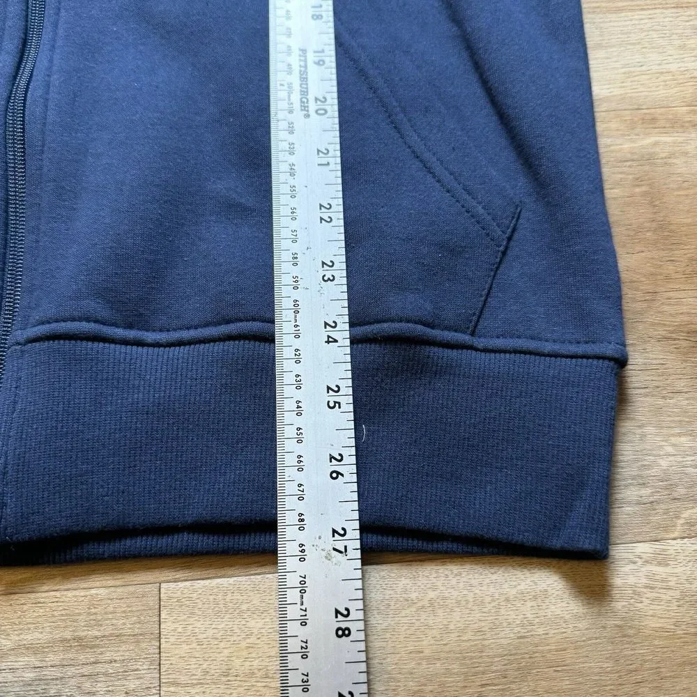 True Religion Full‎ Zip Hoodie Men's Small Dress Blue City Budda Streetwear